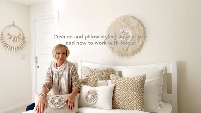Cushions, pillows, cushions and more pillows and how to style them.
