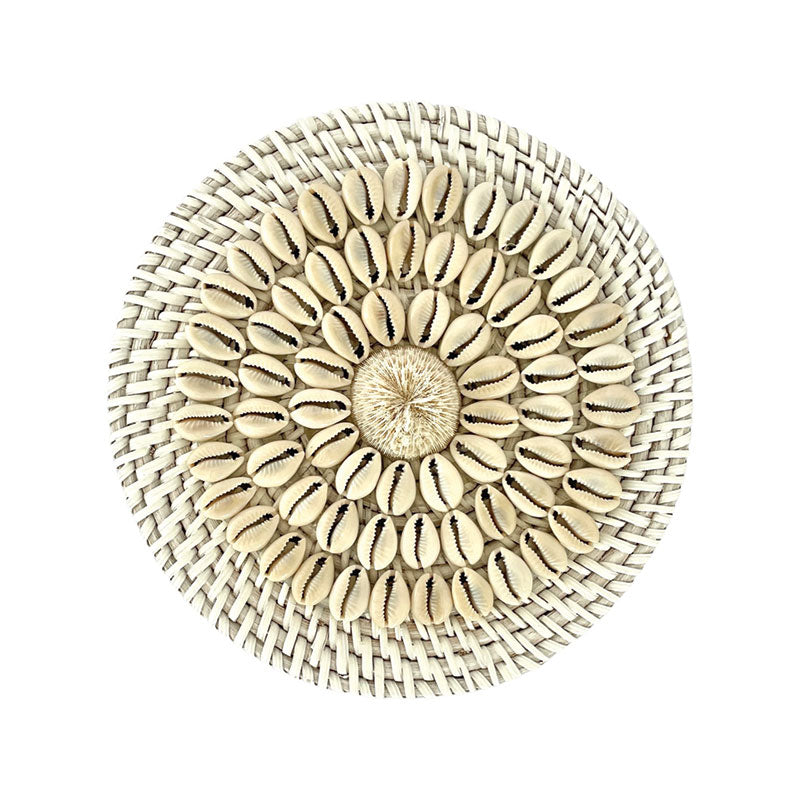 RATTAN & SHELL DISK