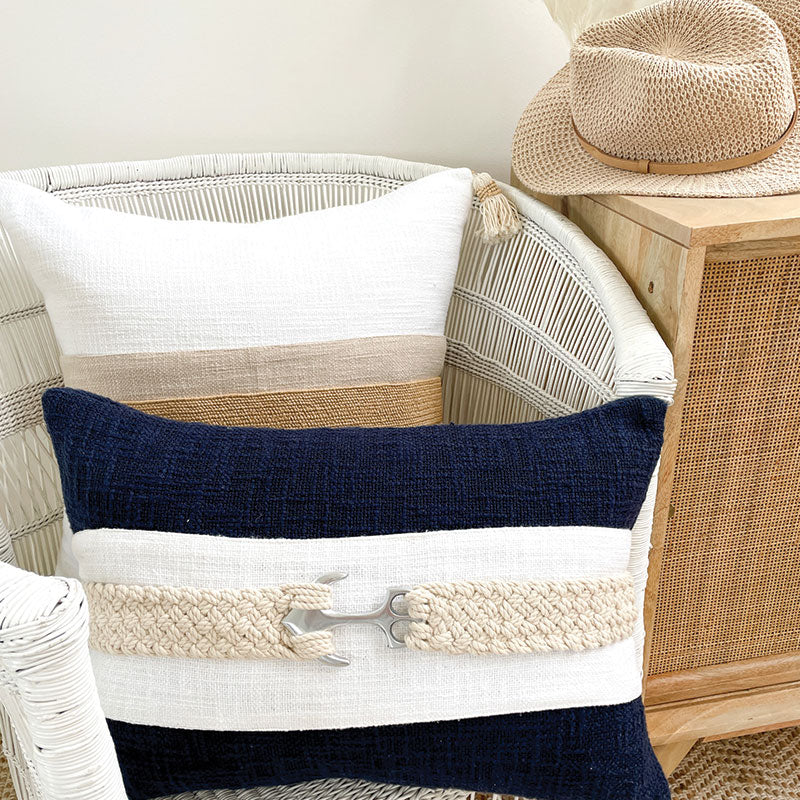 BLUE ANCHOR CUSHIONS