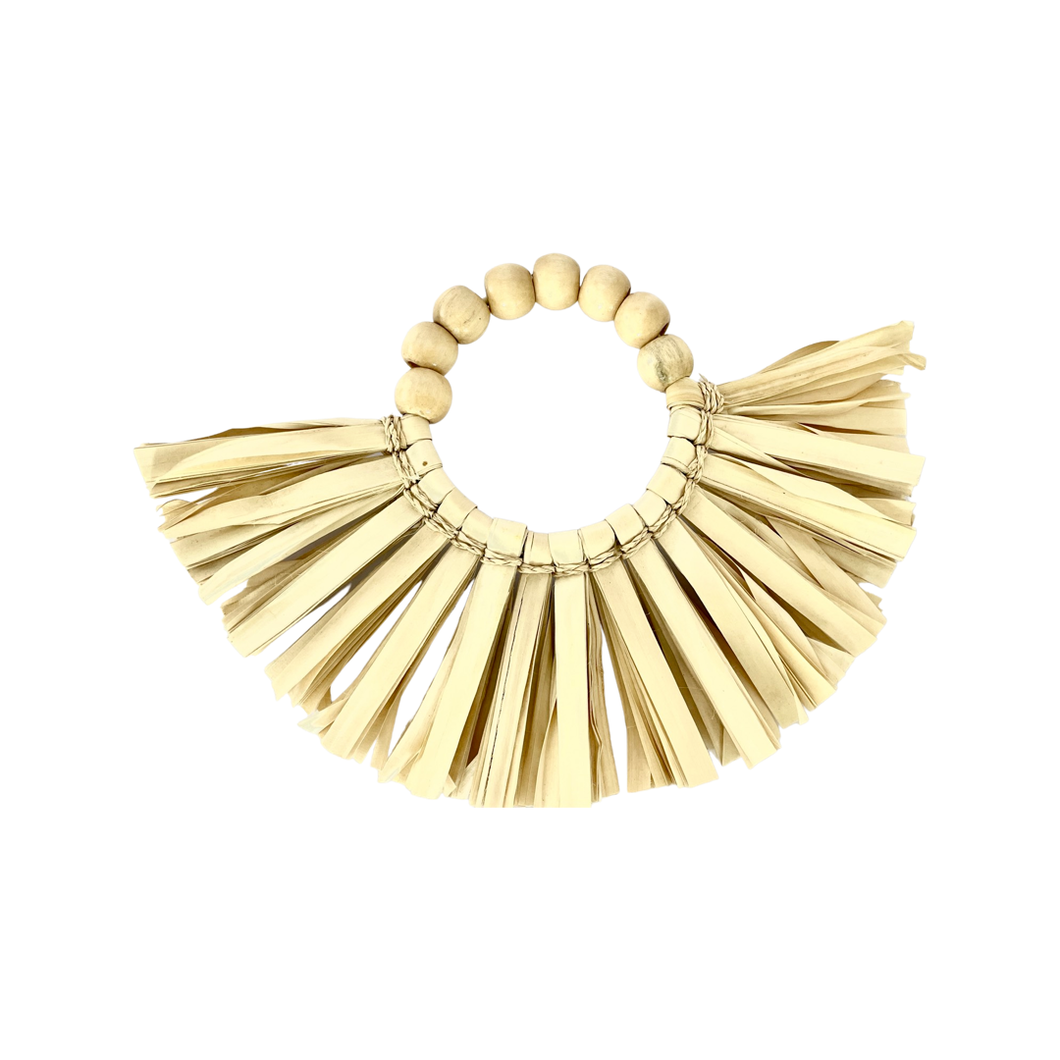 BAMBOO DISK BEADED RING