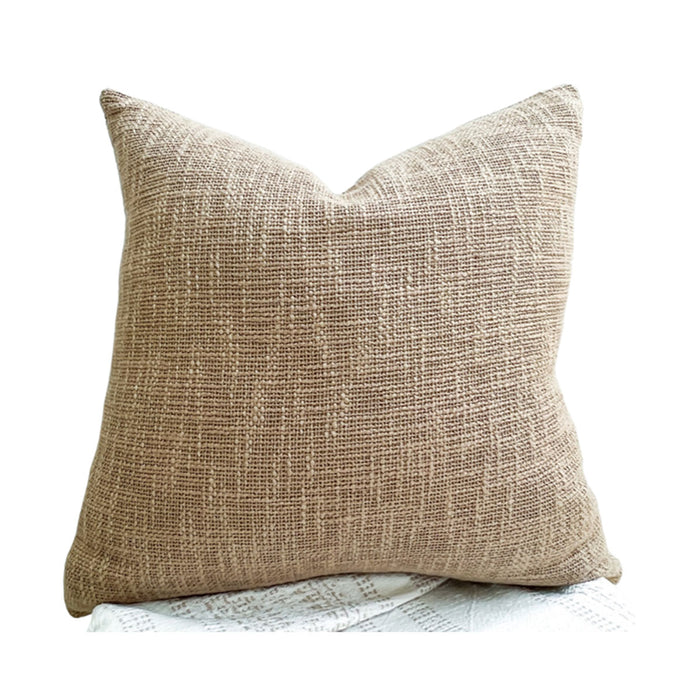 Our brown cushions are perfect texture cushion to style a bed or to use as a sofa cushion. Cushion covers 50x50 - Square cushion covers