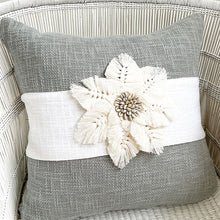 Load image into Gallery viewer, sage cushion will be perfect in a boho style home or a coastal home. Sage Cushion covers 50x50 - Square cushion covers
