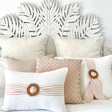 Load image into Gallery viewer, RATTAN ROUND BUCKLE DECORATIVE
