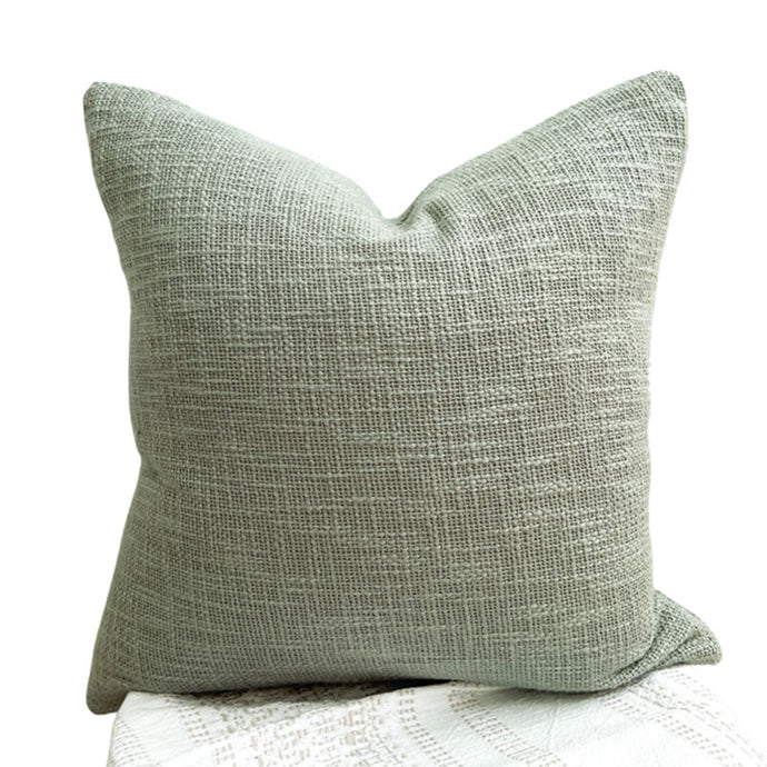 Our sage cushions are perfect texture cushion to style a bed or to use as a sofa cushion. Sage Cushion covers 50x50 - Square cushion covers